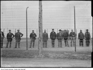 German prisoners of war in CNE compound. - [between 1914 and 1916?]