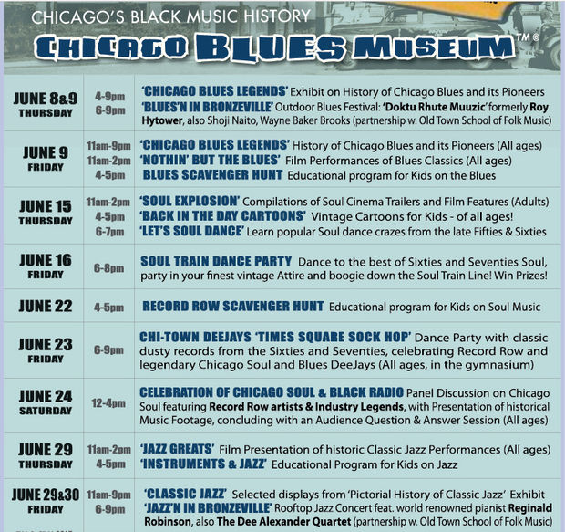 Місяць блюзу розпочнеться в четвер з Першим Bronzeville Fest