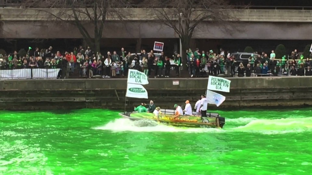 Зелена річка та Чиказький парад до Дня святого Патрика-2018