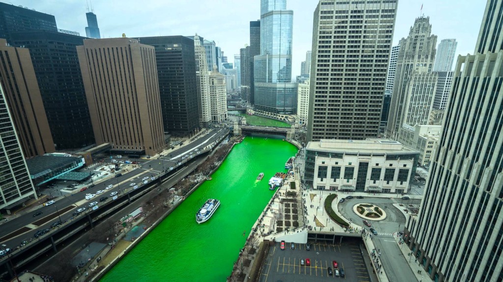 Зелена річка та Чиказький парад до Дня святого Патрика-2018