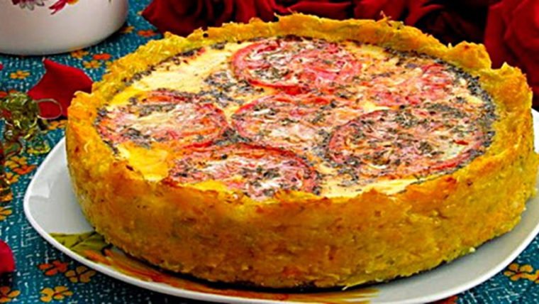 Овочева корзинка – оригінальний і смачний овочевий пиріг