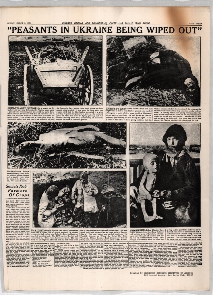 Як американські газети писали про Голодомор 80 років тому (фото)