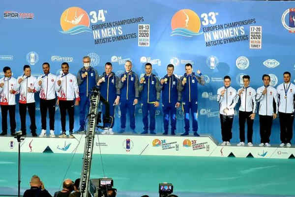 Вперше в історії. Збірна України виграла командну першість на чемпіонаті Європи зі спортивної гімнастики