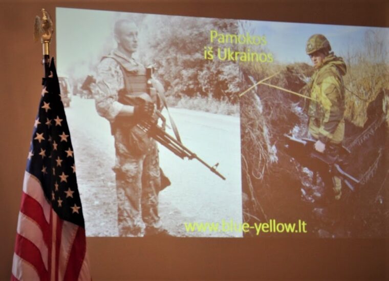 ВОЛЯ ДО ЗАХИСТУ. Зустріч у Чикаго із засновником литовської громадської організації Blue/Yellow, яка надала Україні допомоги на 25 мільйонів євро