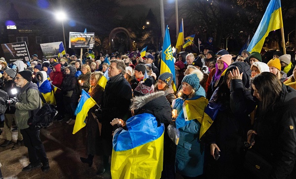 “365 днів Мітинг захисту свободи України” в Чикаго