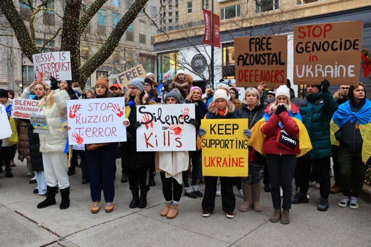 Акція “Мовчання Вбиває Українців” у Чикаго