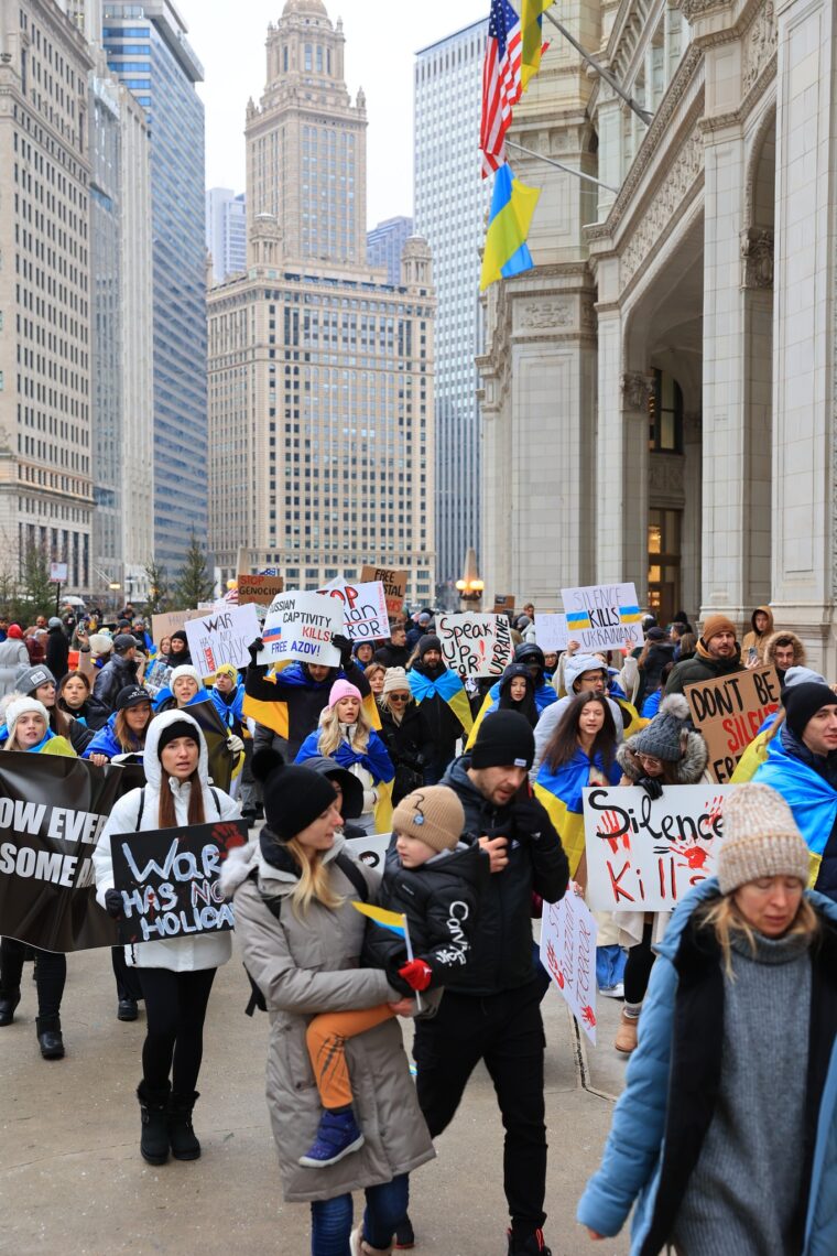 Акція “Мовчання Вбиває Українців” у Чикаго