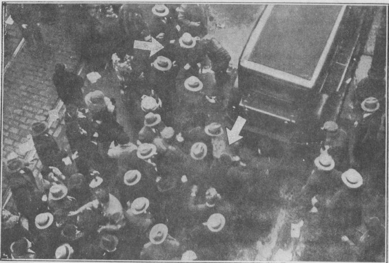 Українська маніфестація в Чикаго проти Голодомору у листопаді 1933 року