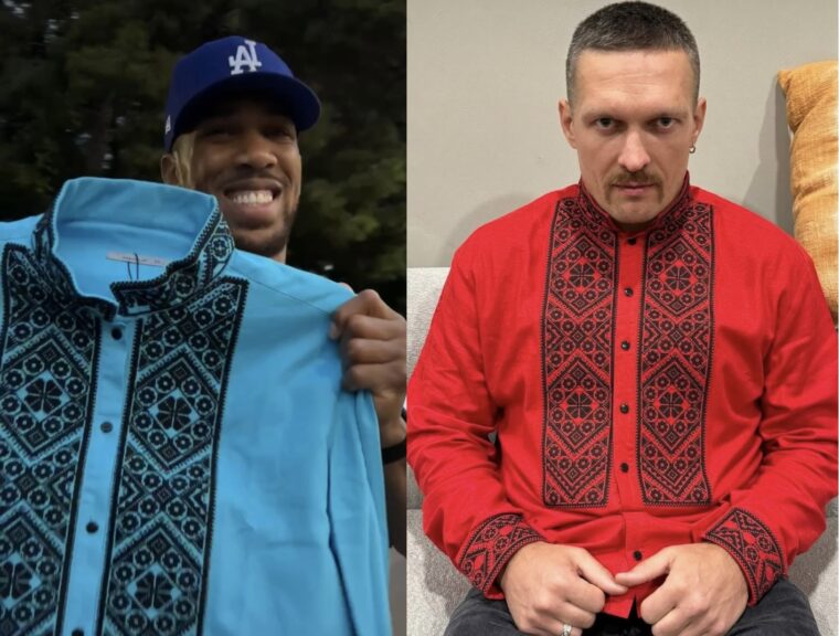 Усик в Маямі подарував Джошуа вишиванку