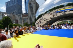 Українська громада підняла прапор над Чикаго